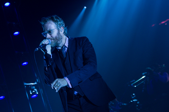 The National på scenen i Forum for nylig. Til sommer gæster de NorthSide Festival. Foto: Mathias Laurvig