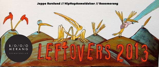 Jeppe Barslund har via bloggen HipHopAnmeldelser tidligere haft held med sine Leftovers-kompilationer. Nu er Leftovers2013 så småt på vej. Illustration: Dorte Karrebæk.